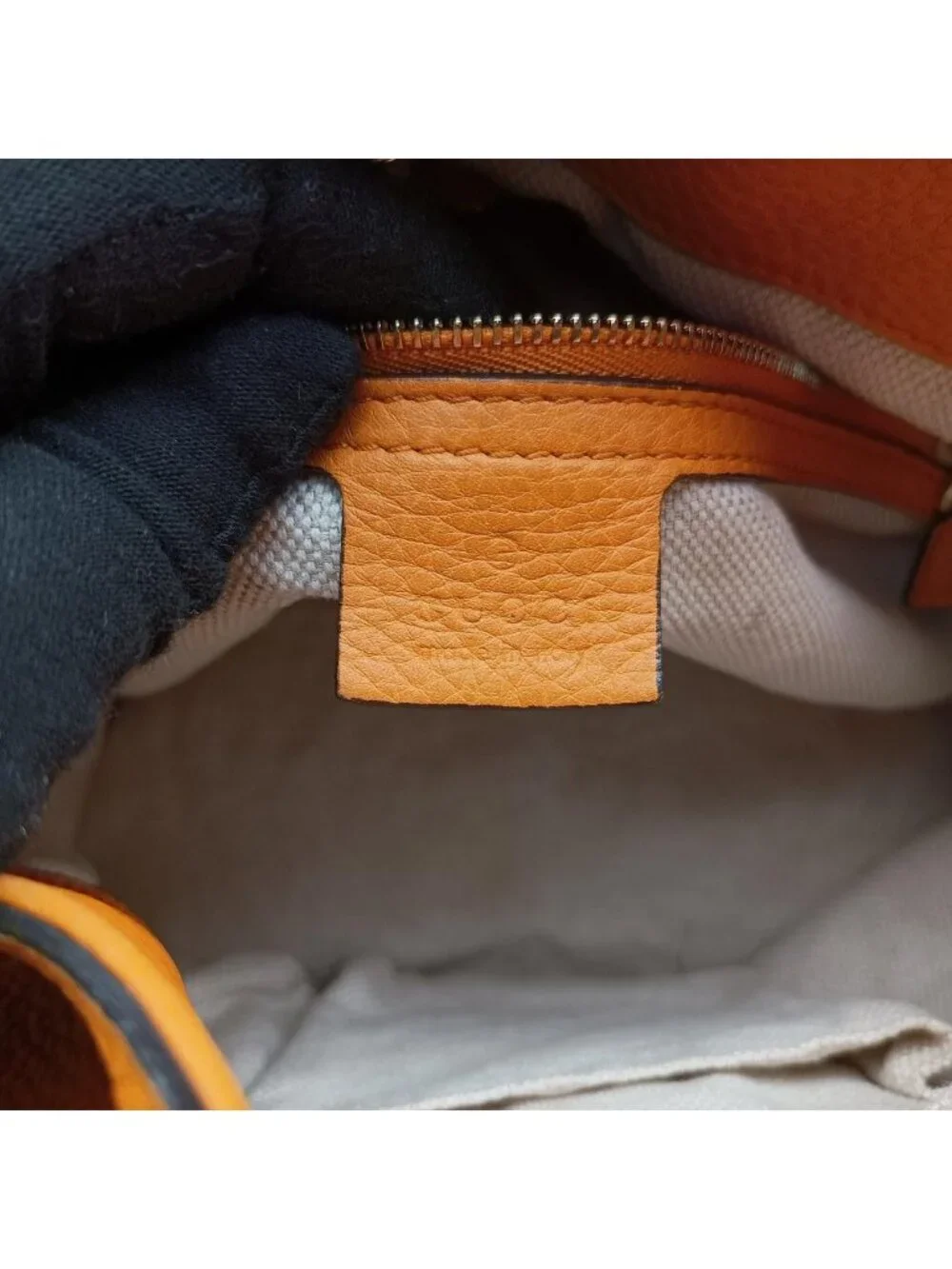 Gucci Soho Yellow Leather Shoulder Bag